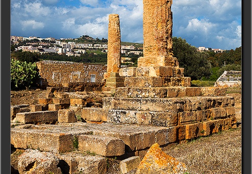 Agrigento Agrigento Archeologia Valle Dei Templi Tempio Di Efesto Sicilia Fotografica